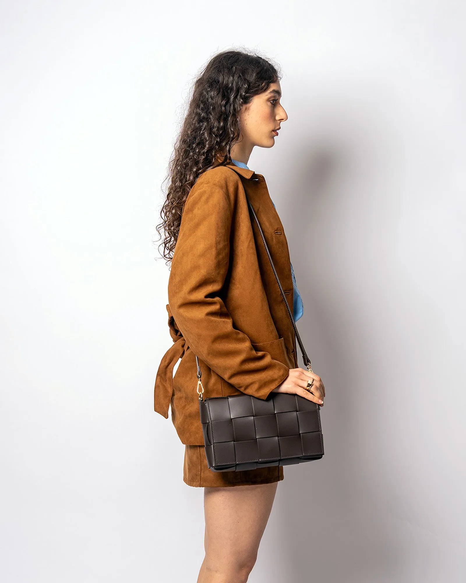 MINA Nappa Leather Dark Moka sold by MADBAG product image thumbnail 3