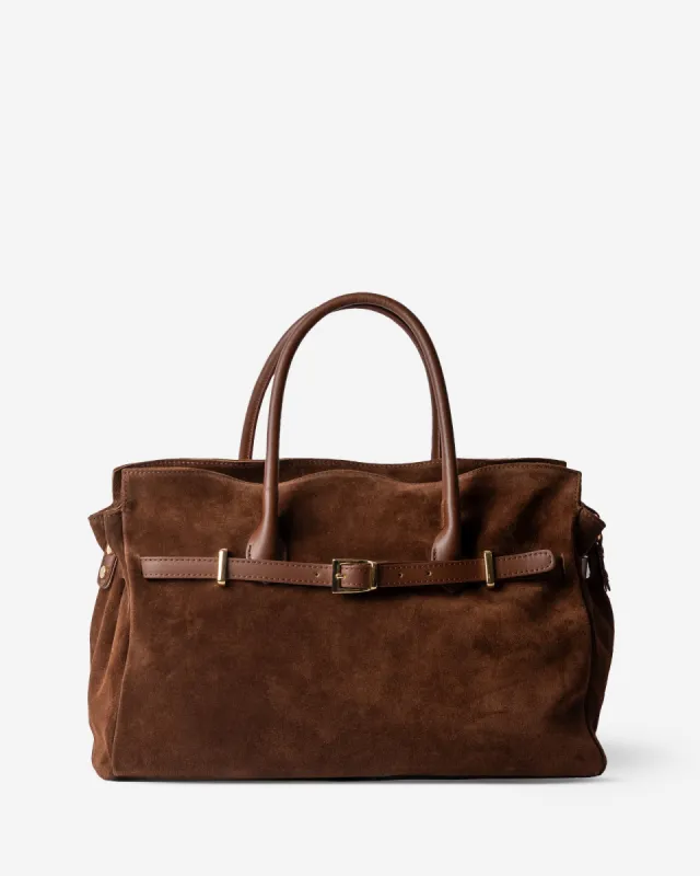 BELLUCCI BROWN SUEDE LEATHER sold by MADBAG