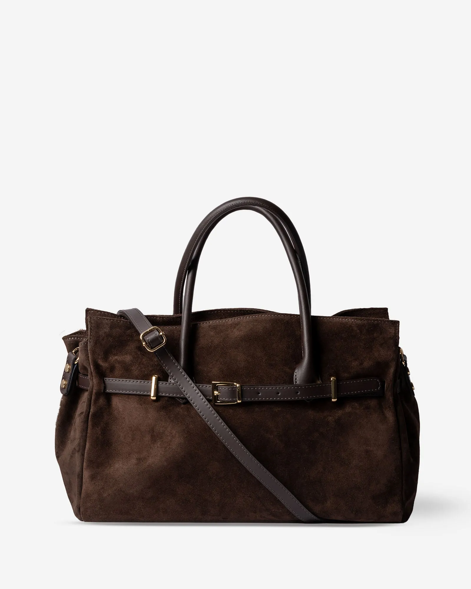 BELLUCCI LEATHER SUEDE DARK MOKA sold by MADBAG product image thumbnail 5