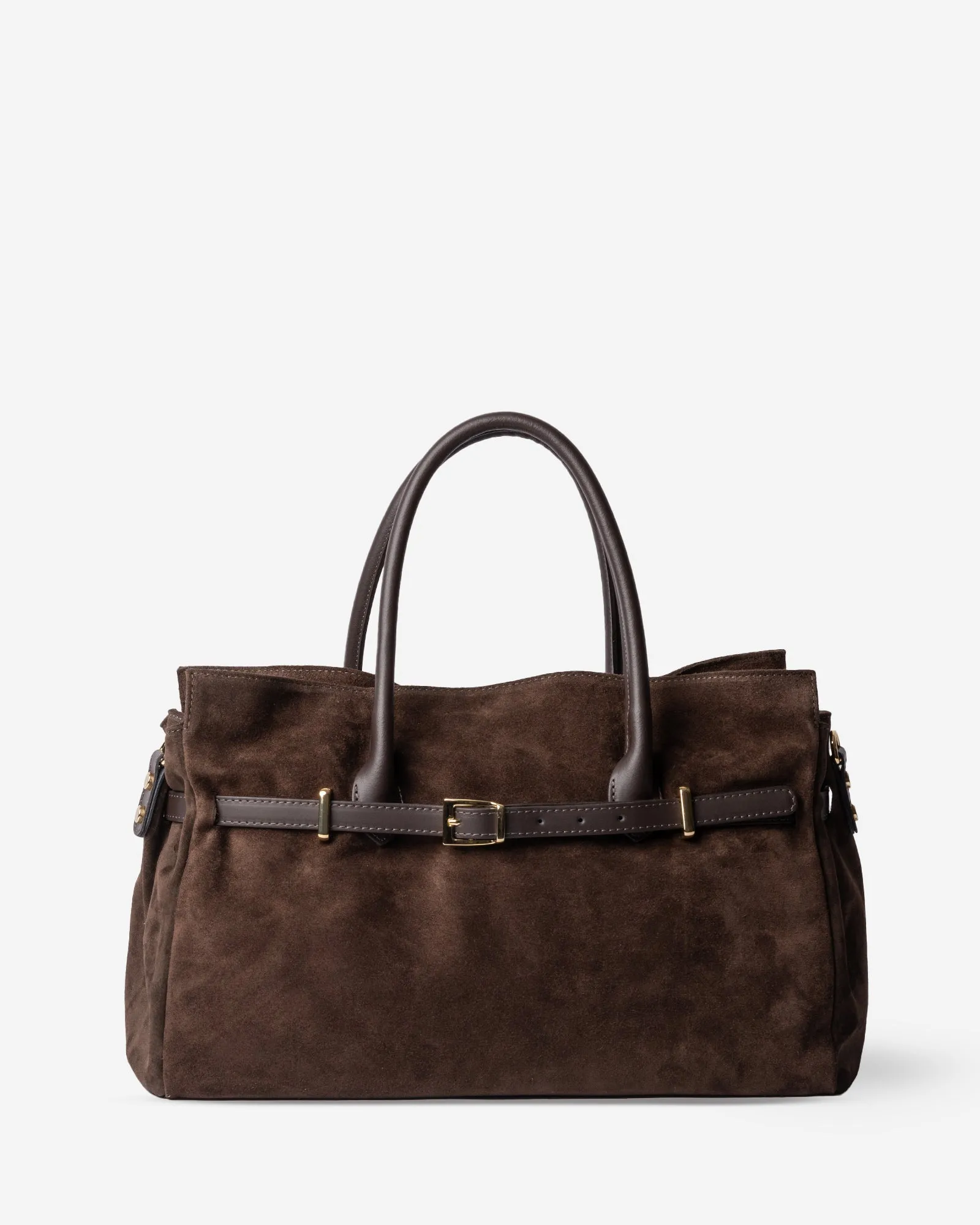 BELLUCCI LEATHER SUEDE DARK MOKA sold by MADBAG