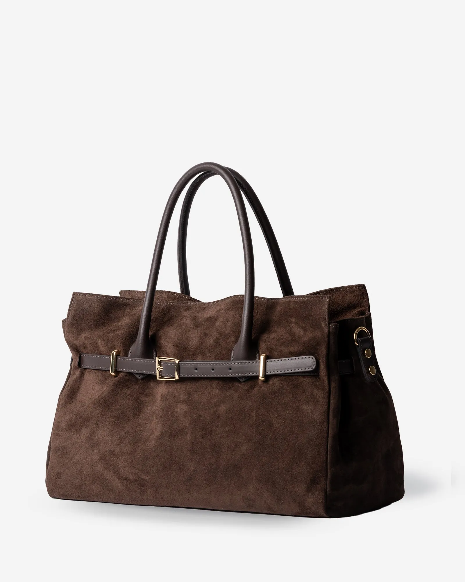 BELLUCCI LEATHER SUEDE DARK MOKA sold by MADBAG product image thumbnail 3