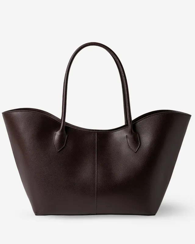 LOREN SAFFIANO LEATHER DEEP BROWN sold by MADBAG