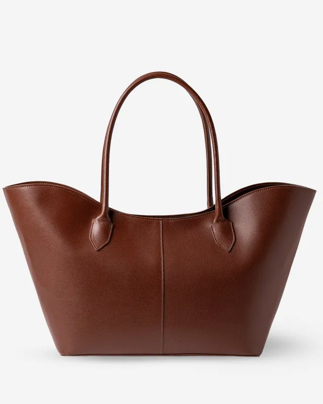 LOREN SAFFIANO LEATHER COGNAC sold by MADBAG