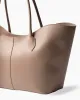 LOREN in Leather Calfskin Misty Beige sold by MADBAG