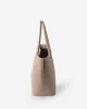 LOREN in Leather Calfskin Misty Beige sold by MADBAG