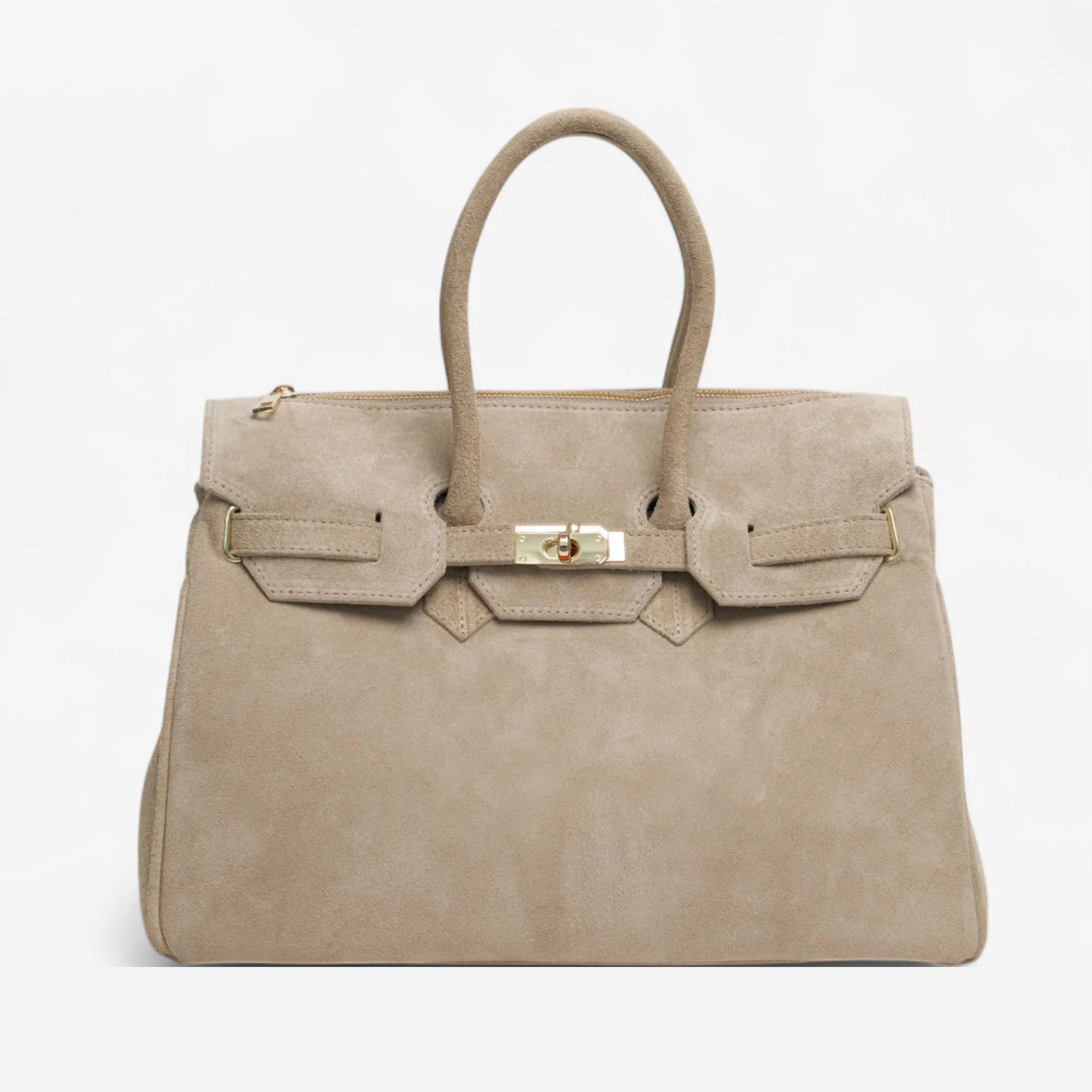BIRKIMAD SUEDE Misty Beige sold by MADBAG