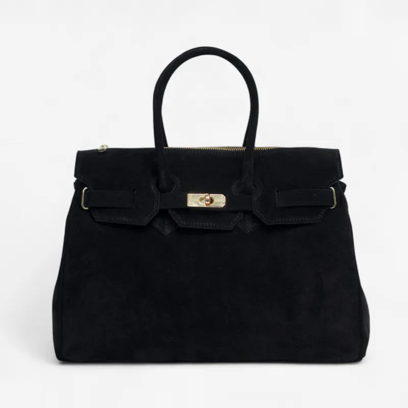 BIRKIMAD SUEDE Jet Black sold by MADBAG