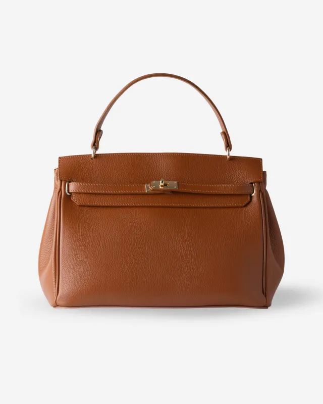 BIRKIMAD ROYALE LEATHER Cognac sold by MADBAG