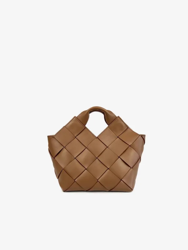 MINA Nappa Leather Cognac sold by MADBAG