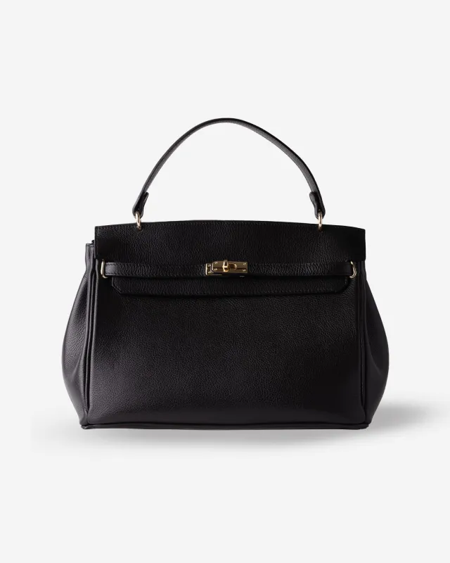 ROYALE  LEATHER BLACK sold by MADBAG