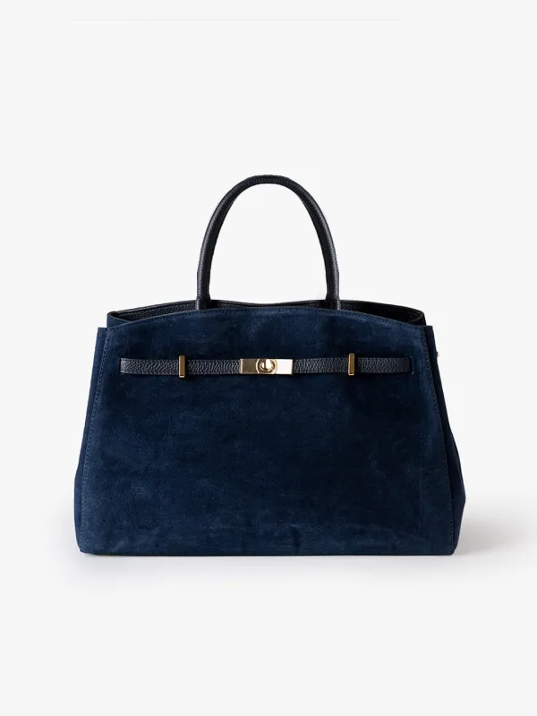 TOTE DIVA Blue Navy sold by MADBAG