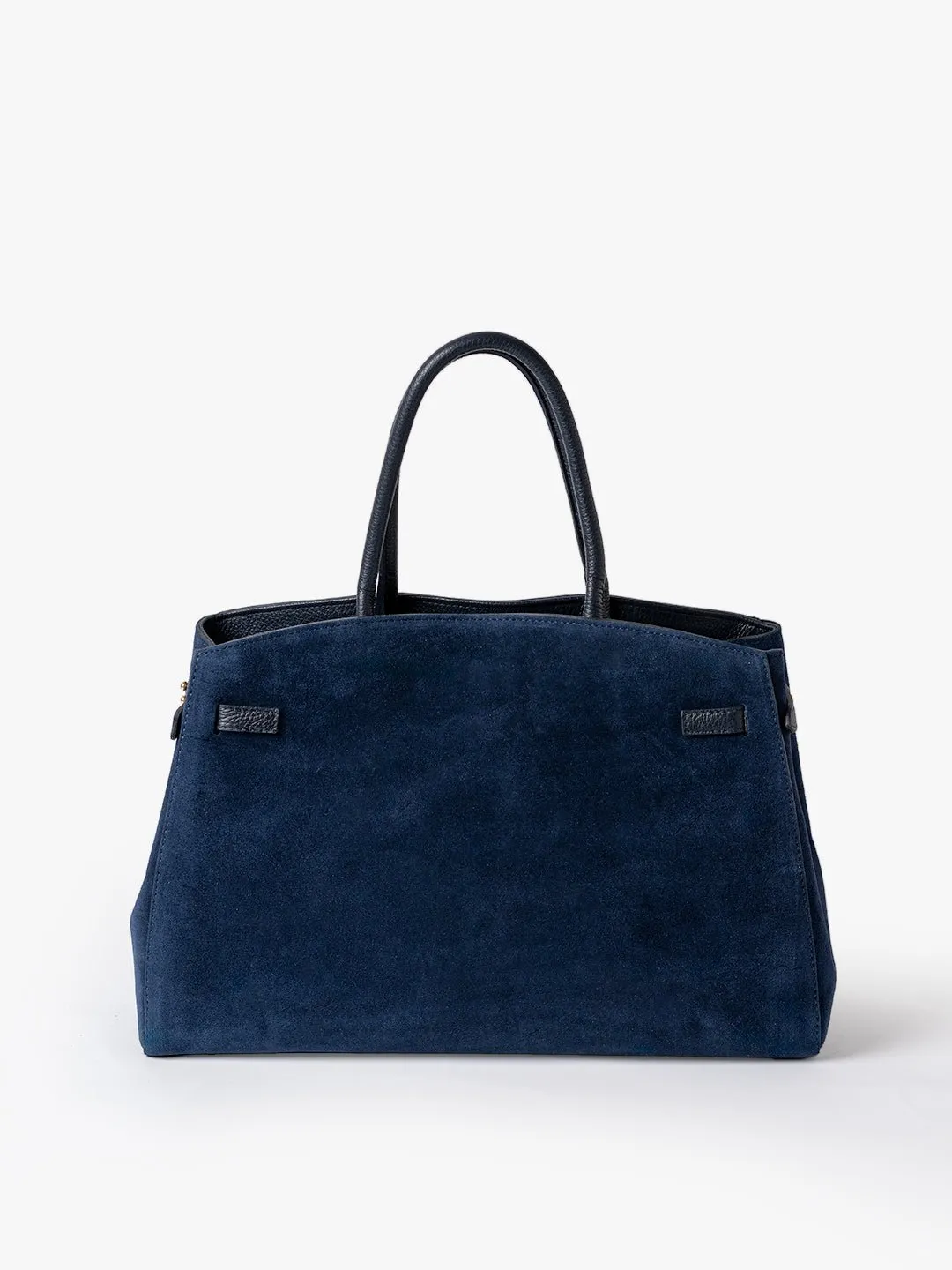 TOTE DIVA in Suede Blue Navy sold by MADBAG product image thumbnail 3