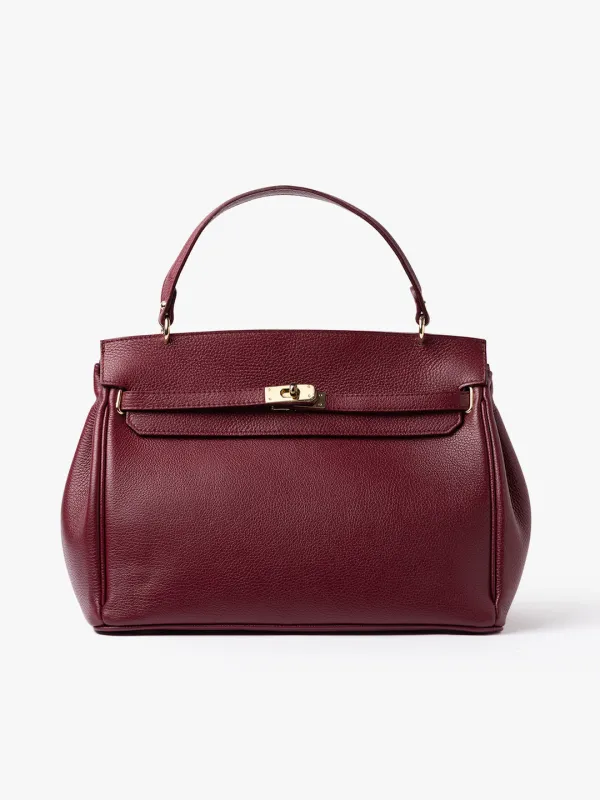 ROYALE in Leather Burgundy sold by MADBAG