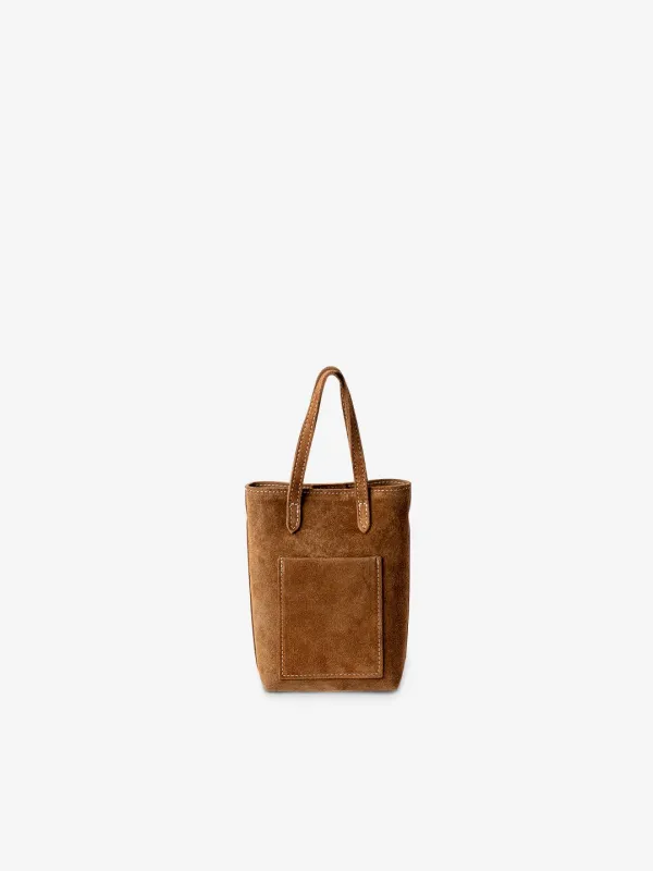 MINIMAD SUEDE COGNAC sold by MADBAG