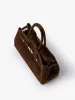 TOTE DIVA in suede Chocolate sold by MADBAG