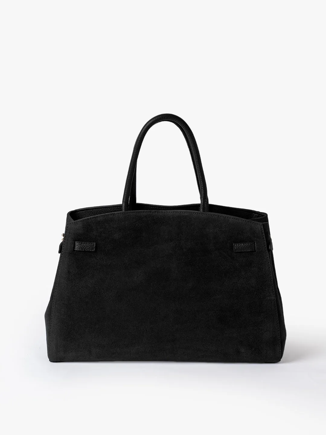 TOTE DIVA in suede Jet Black sold by MADBAG product image thumbnail 3