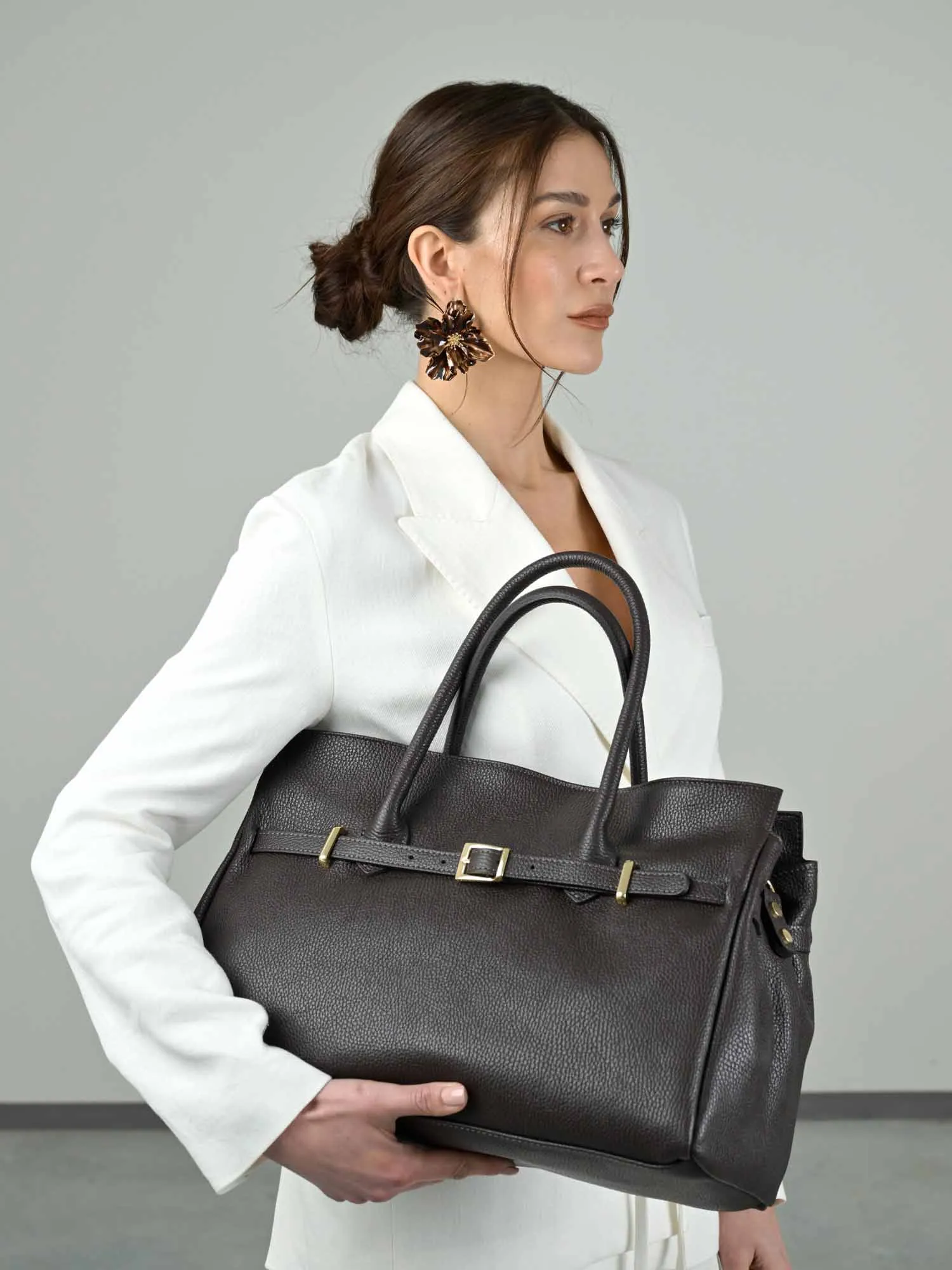 BELLUCCI LEATHER DARK MOCHA sold by MADBAG product image thumbnail 2