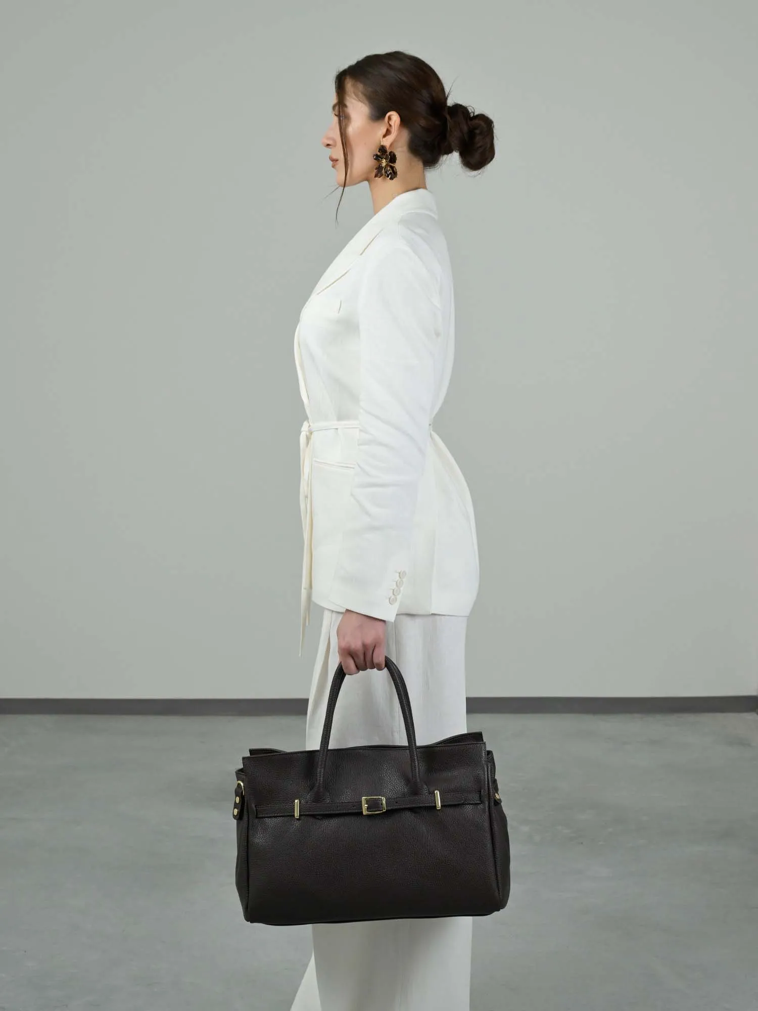 BELLUCCI LEATHER DARK MOCHA sold by MADBAG product image thumbnail 3