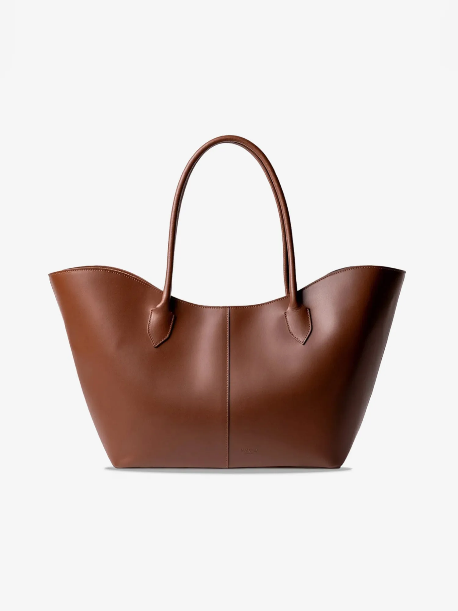 LOREN in Leather Calfskin Cognac sold by MADBAG