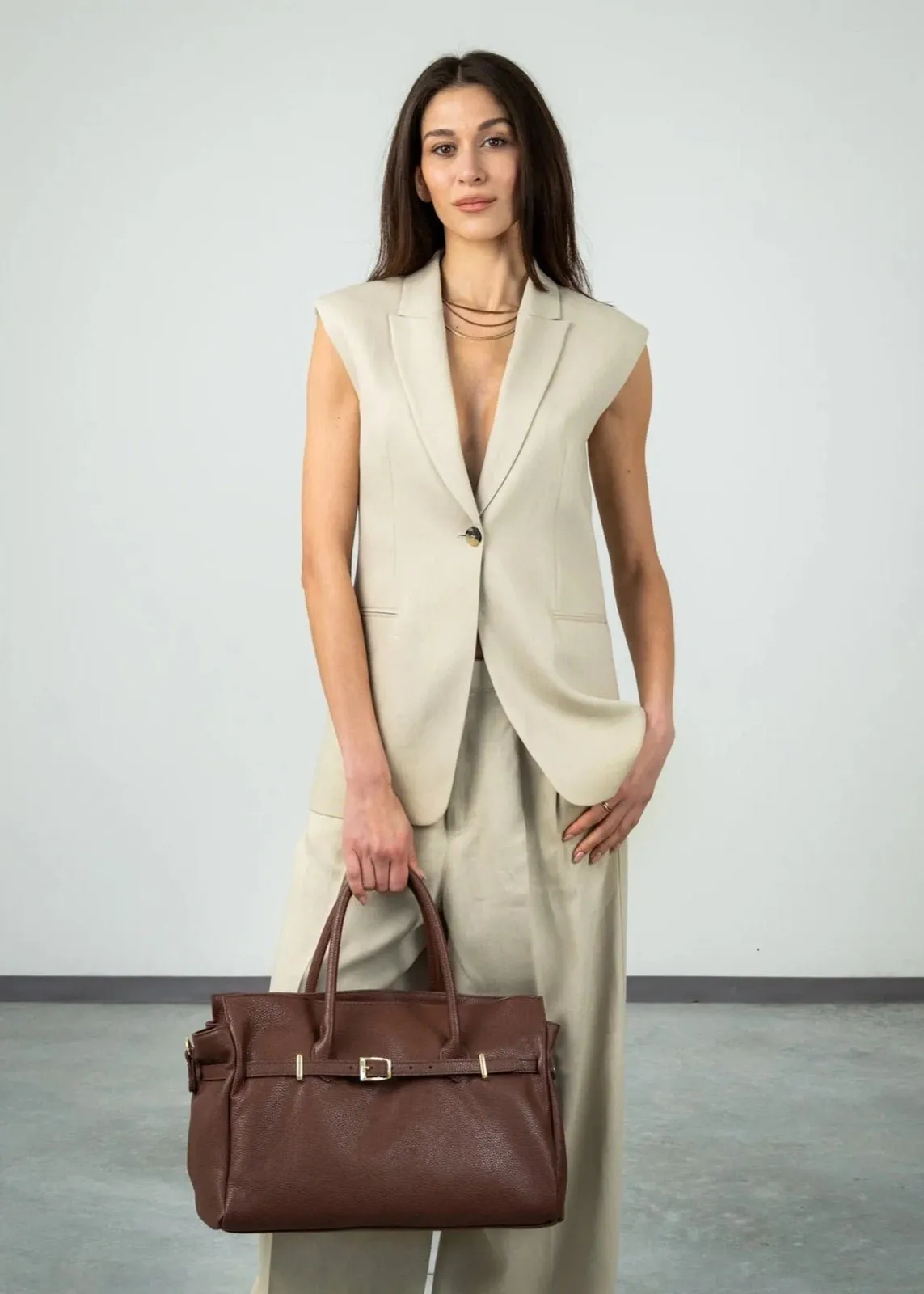 BELLUCCI in Leather Brown sold by MADBAG product image thumbnail 2