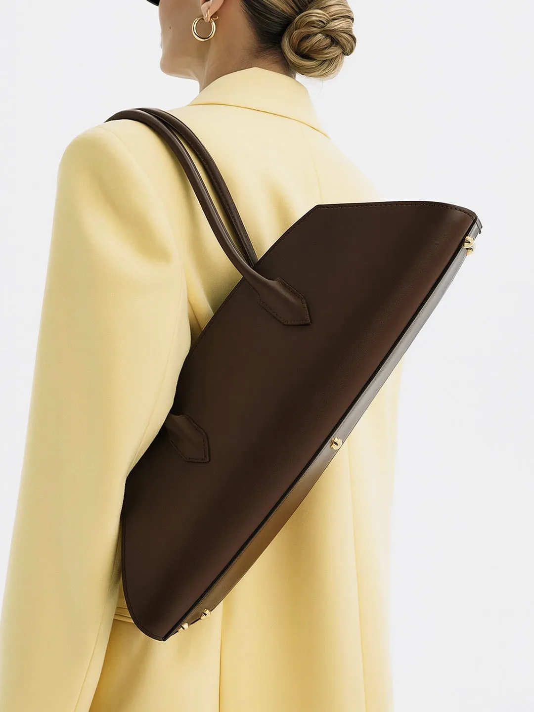 BASSOTTO in Leather Chocolate sold by MADBAG