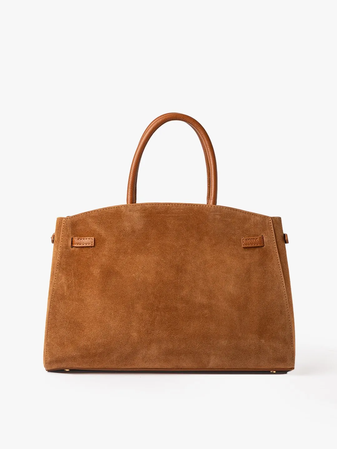 TOTE DIVA in Suede Camel sold by MADBAG product image thumbnail 4