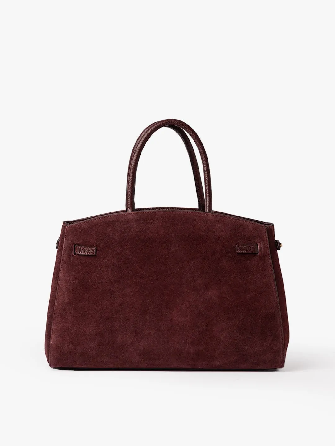 TOTE DIVA in Suede Bordeaux sold by MADBAG product image thumbnail 3