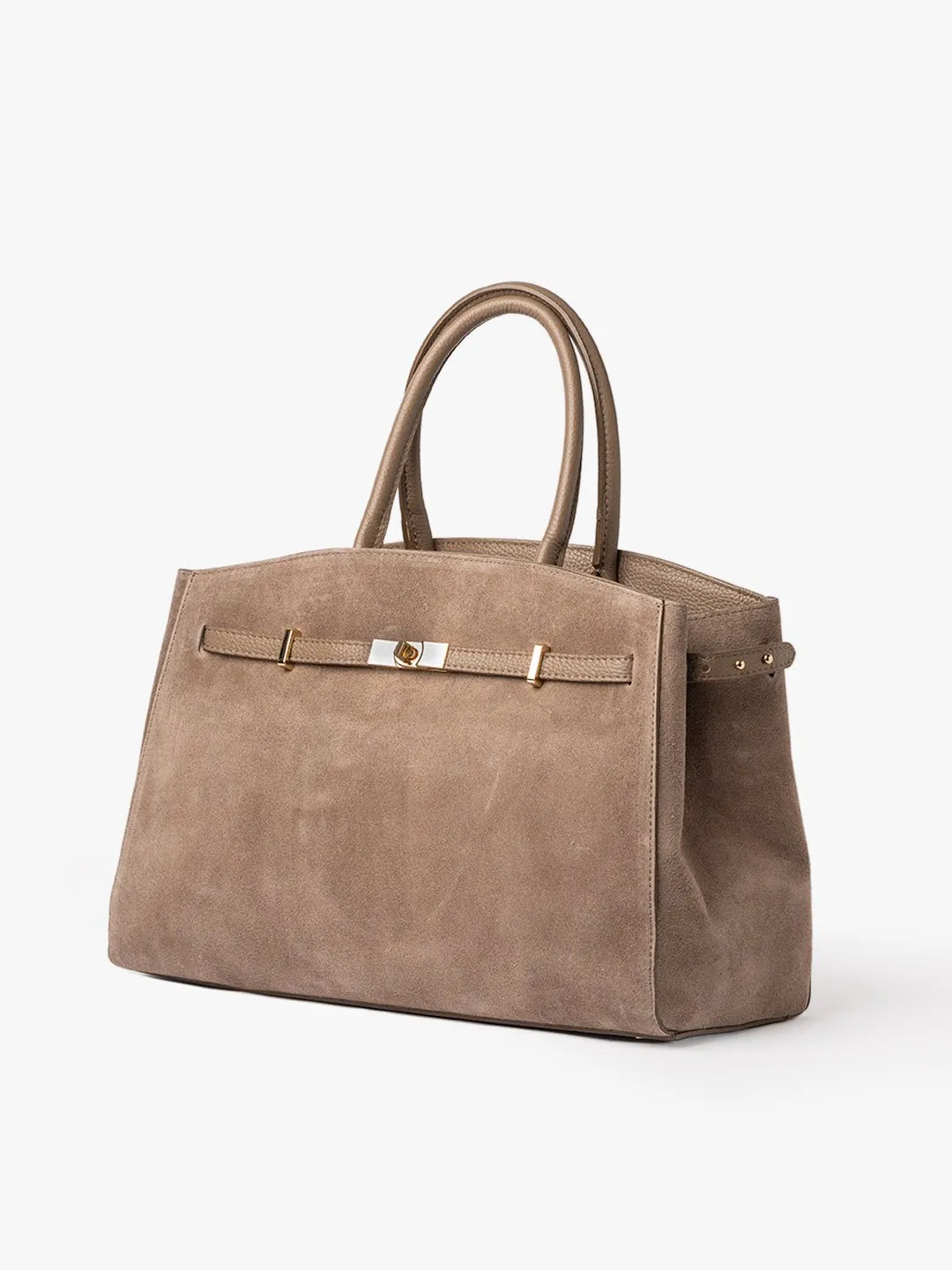 TOTE DIVA in Suede Toupe sold by MADBAG product image thumbnail 2