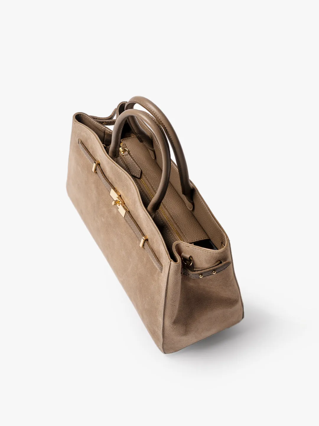 TOTE DIVA in Suede Sand sold by MADBAG product image thumbnail 4