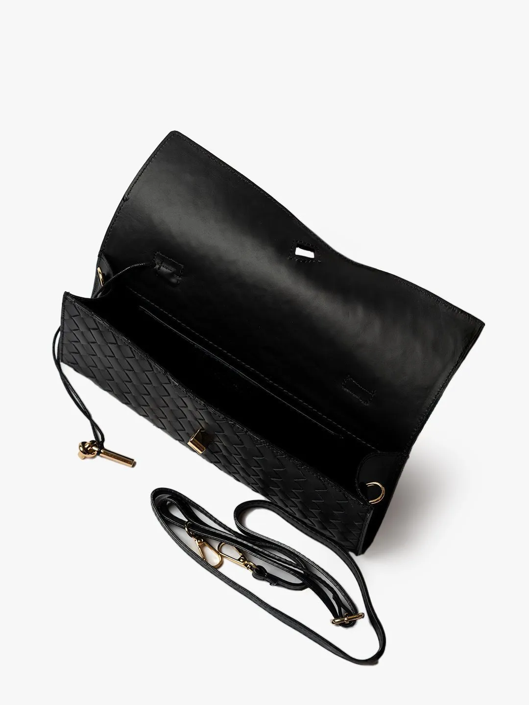 CLUTCH in Leather Black sold by MADBAG product image thumbnail 3