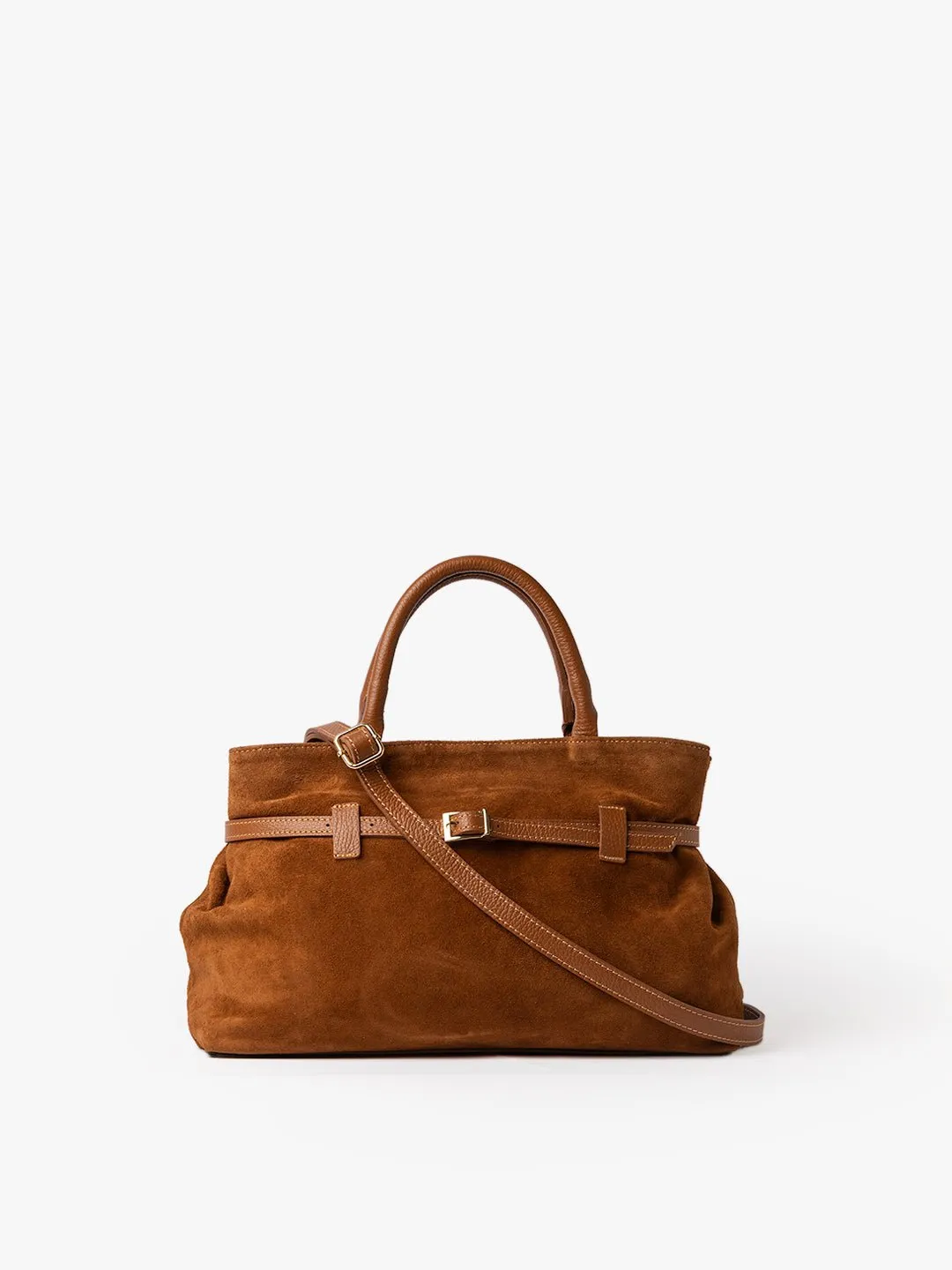 MEDIUM BELLUCCI in Suede Camel sold by MADBAG product image thumbnail 4