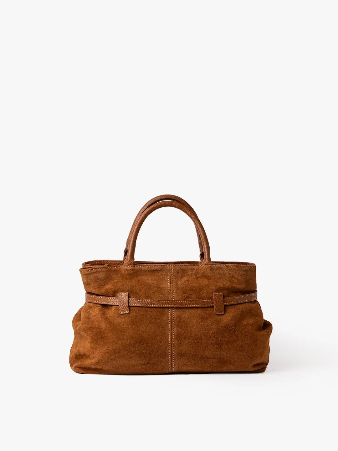 MEDIUM BELLUCCI in Suede Camel sold by MADBAG product image thumbnail 3