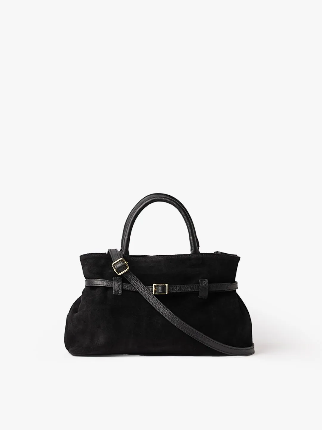 MEDIUM BELLUCCI in Suede Black sold by MADBAG product image thumbnail 3