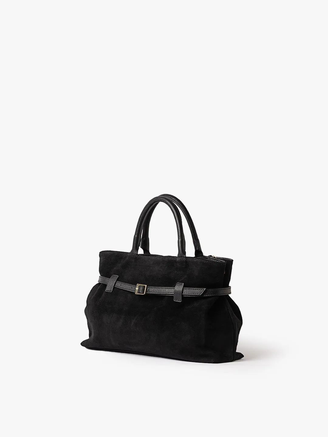 MEDIUM BELLUCCI in Suede Black sold by MADBAG product image thumbnail 2