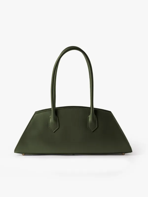 BASSOTTO in Leather Olive Green sold by MADBAG
