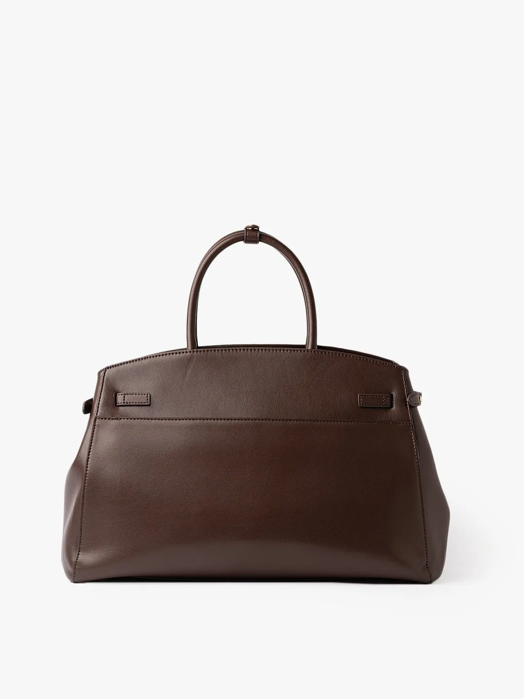 TOTE DIVA in Leather Chocolate sold by MADBAG product image thumbnail 3