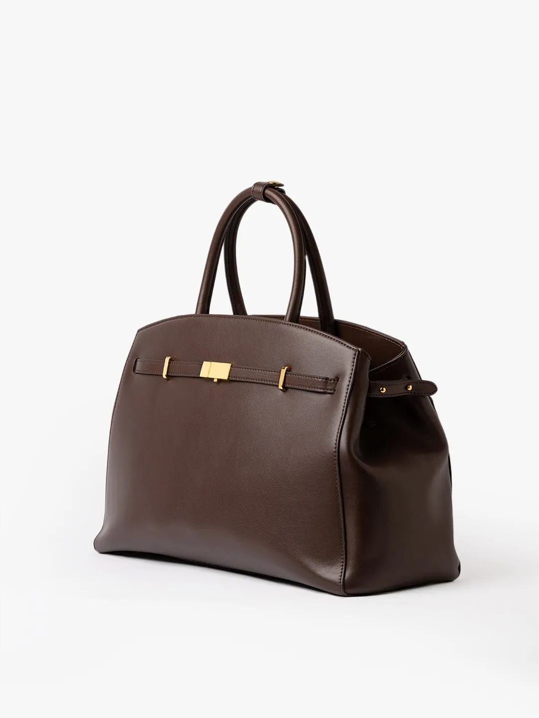 TOTE DIVA in Leather Chocolate sold by MADBAG product image thumbnail 2