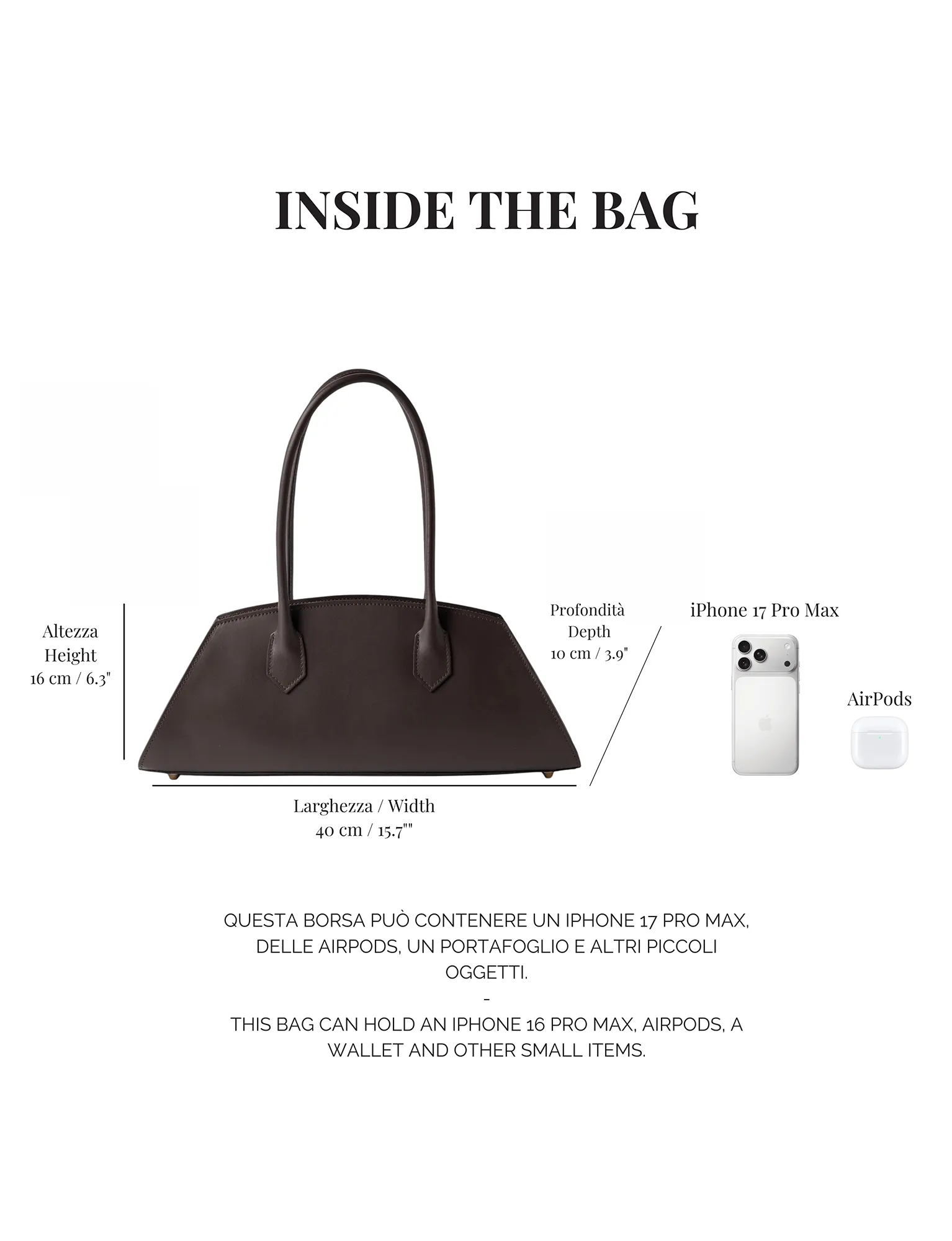 BASSOTTO in Suede Leather Chocolate sold by MADBAG product image thumbnail 5