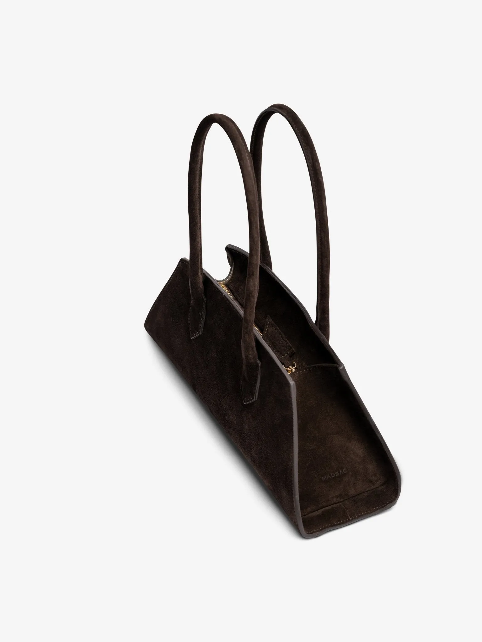 BASSOTTO in Suede Leather Chocolate sold by MADBAG product image thumbnail 3