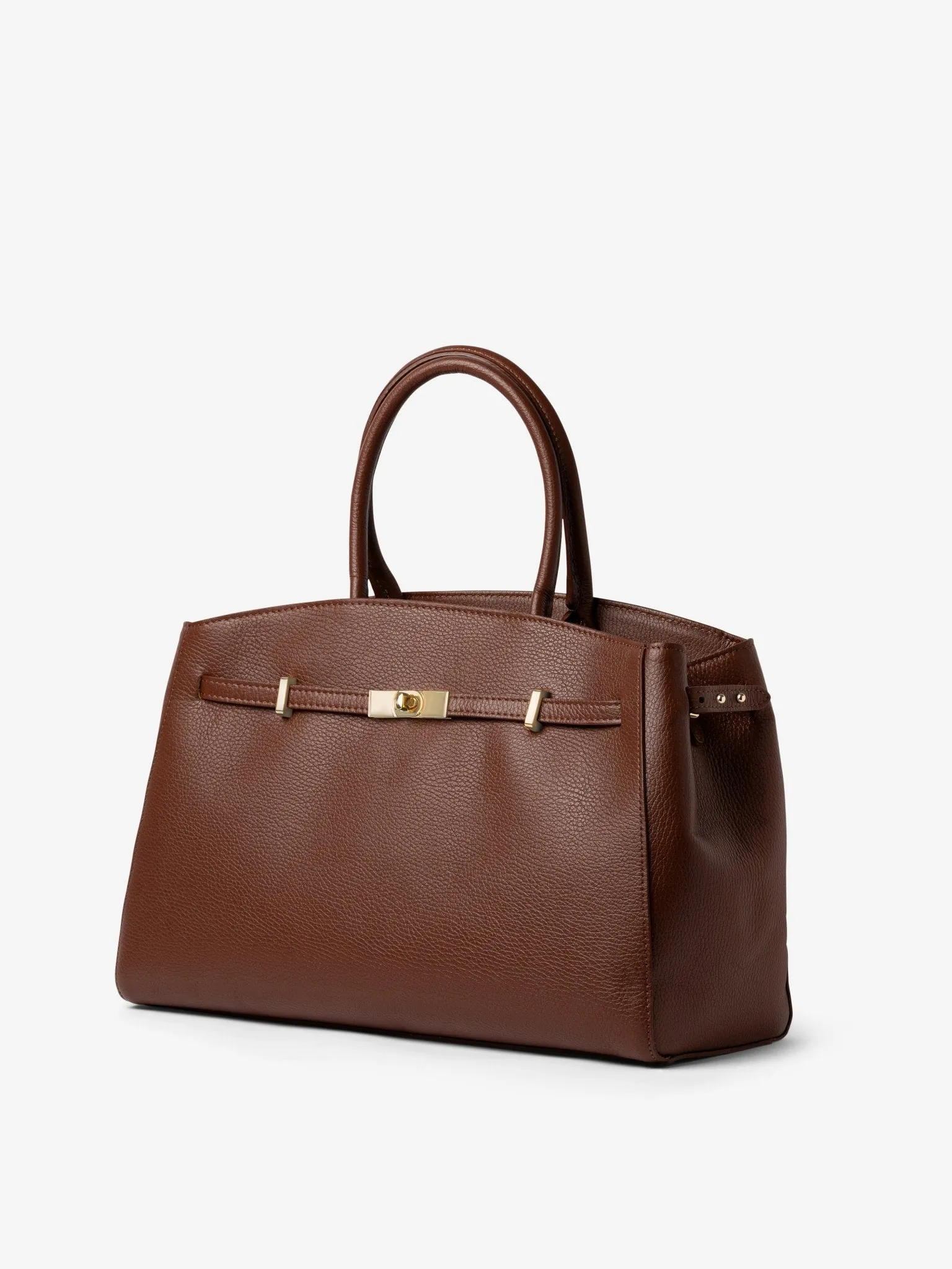 DIVA TOTE in Dollar Leather Chocolate sold by MADBAG product image thumbnail 2