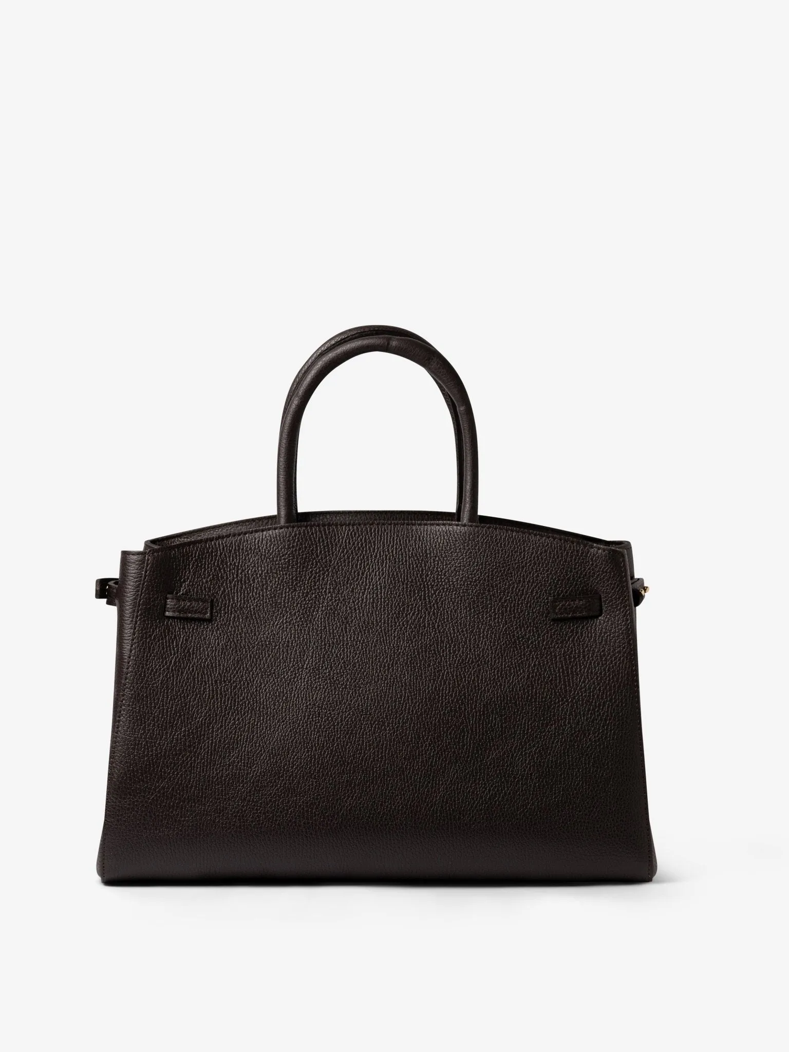 TOTE DIVA in Dollar Leather Dark Moka sold by MADBAG product image thumbnail 3