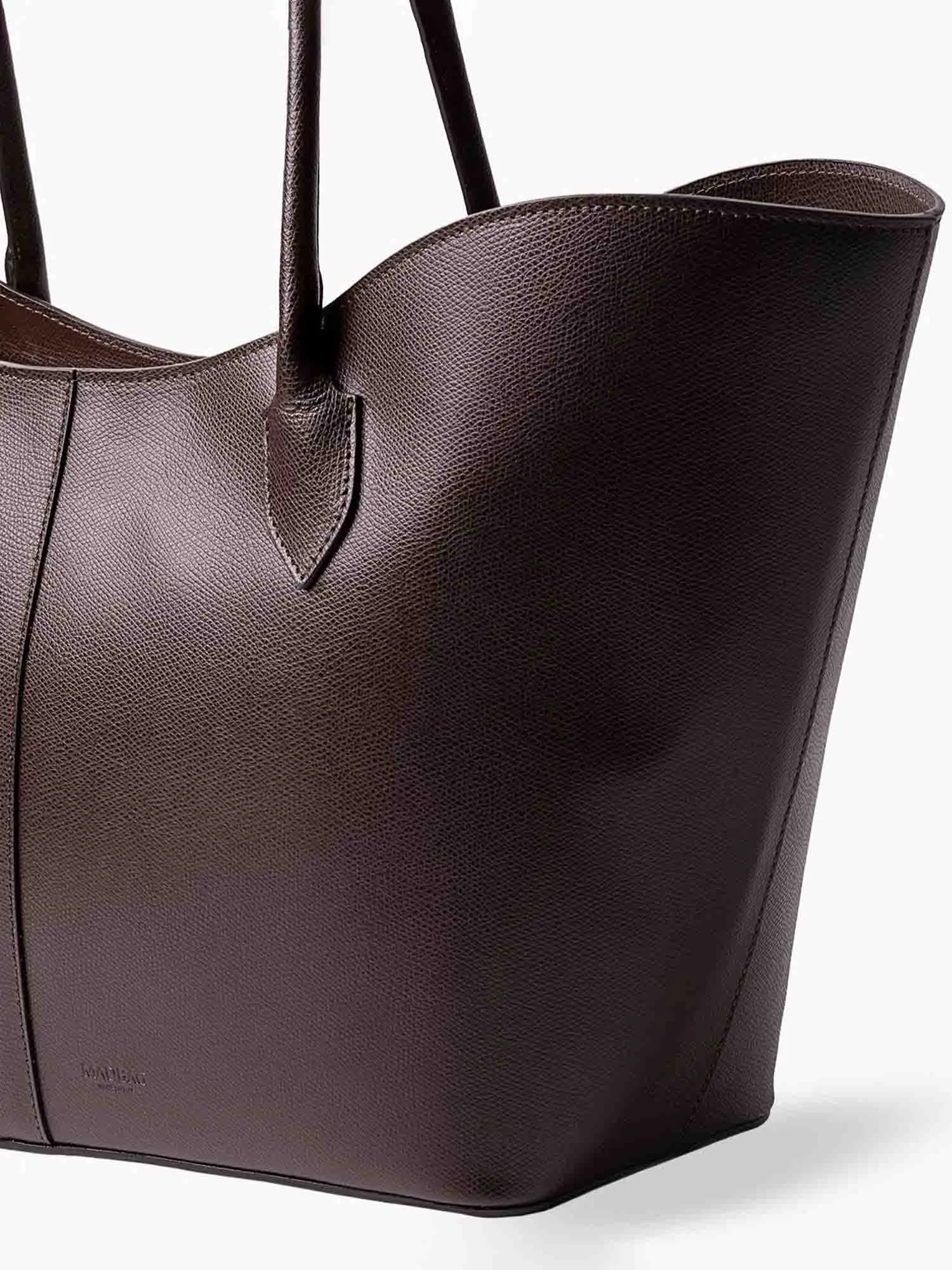 LOREN in Leather Saffiano Chocolate sold by MADBAG product image thumbnail 5