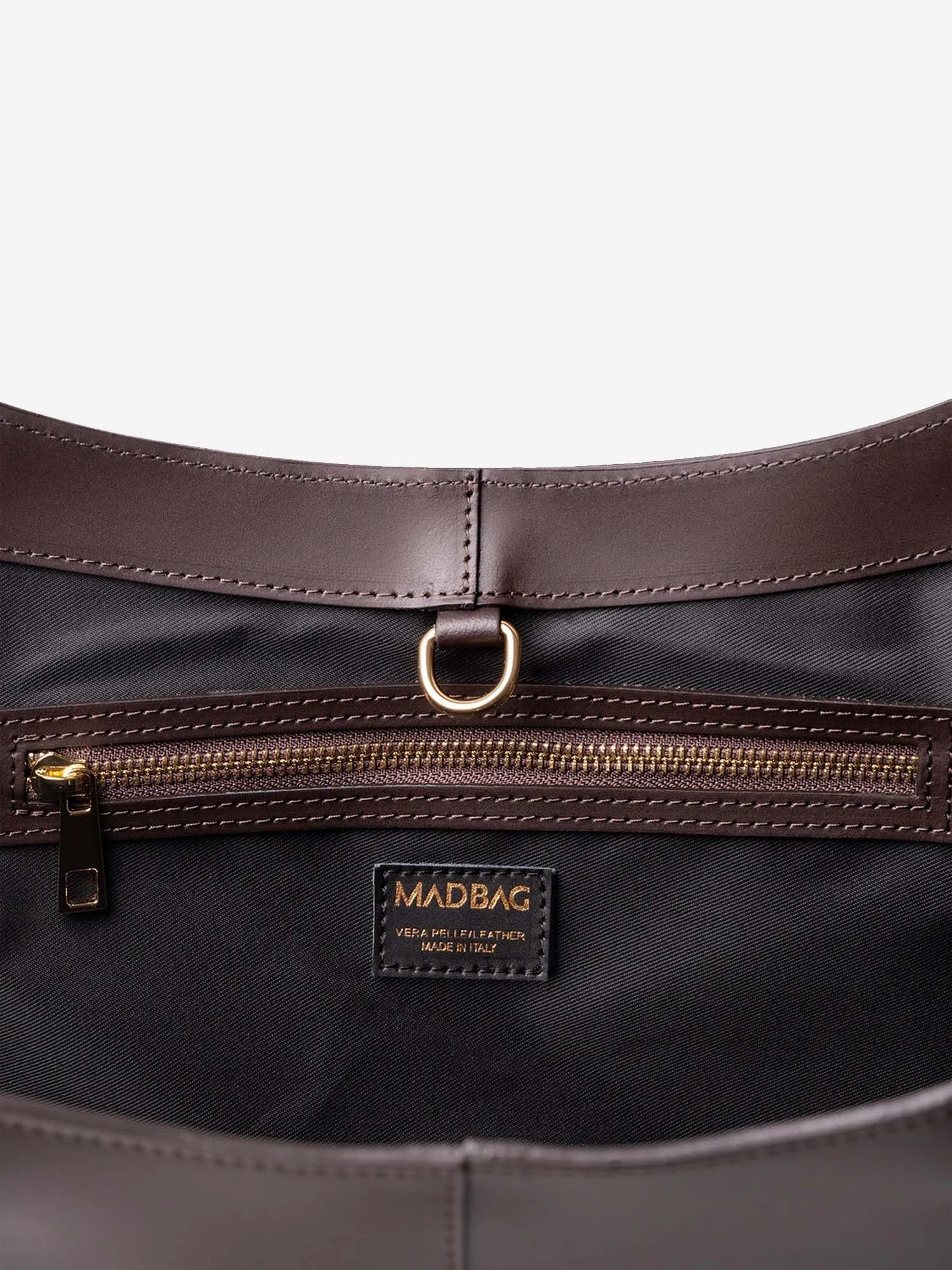 LOREN in Leather Calfskin Deep Brown sold by MADBAG product image thumbnail 5