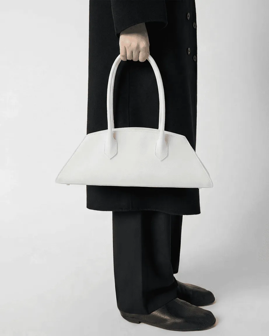 BASSOTTO in Leather suede Cloud Dancer sold by MADBAG