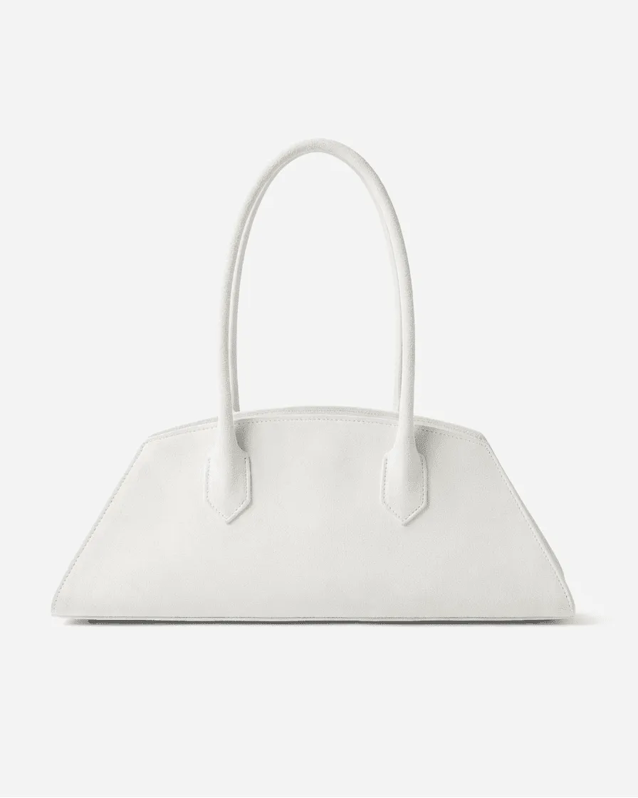 BASSOTTO in Leather suede Cloud Dancer sold by MADBAG product image thumbnail 2