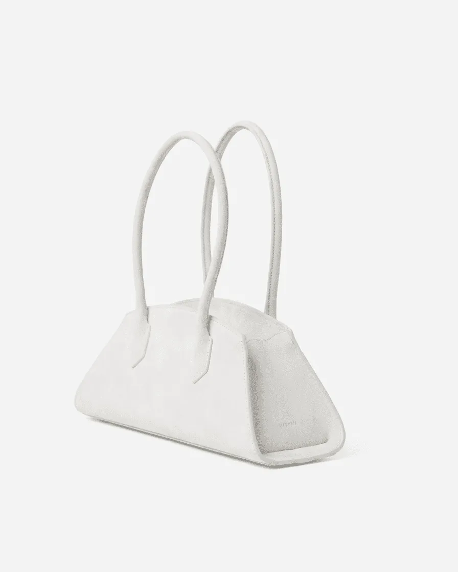 BASSOTTO in Leather suede Cloud Dancer sold by MADBAG product image thumbnail 4