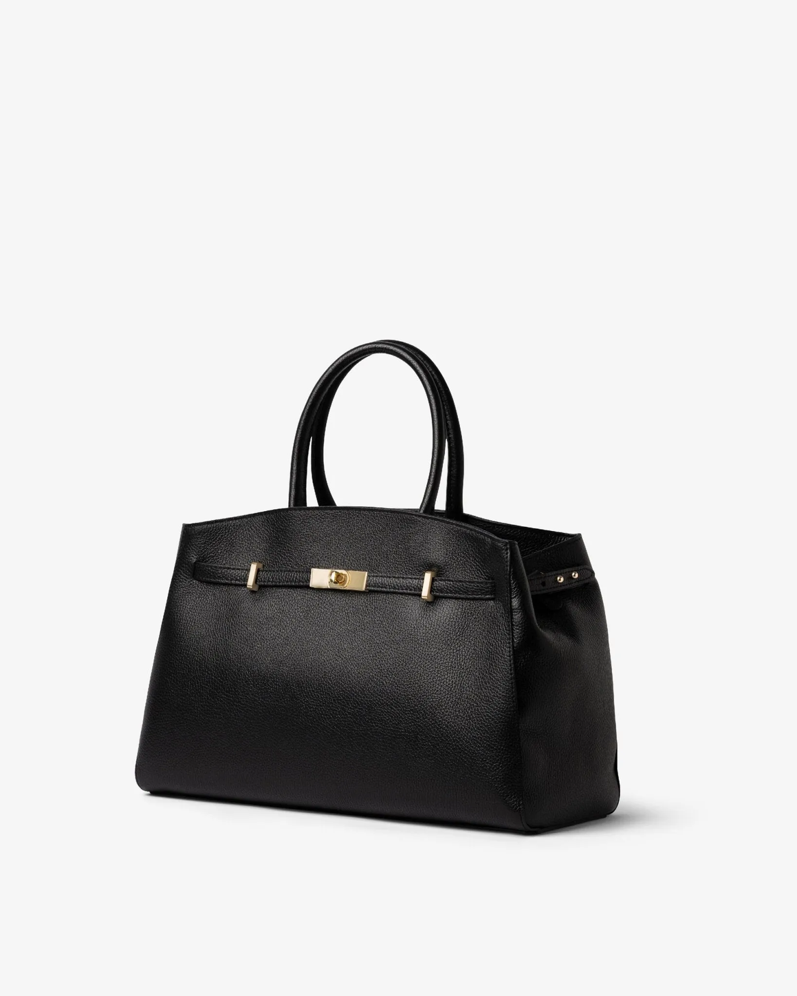 Midi TOTE DIVA in Leather Black sold by MADBAG product image thumbnail 2