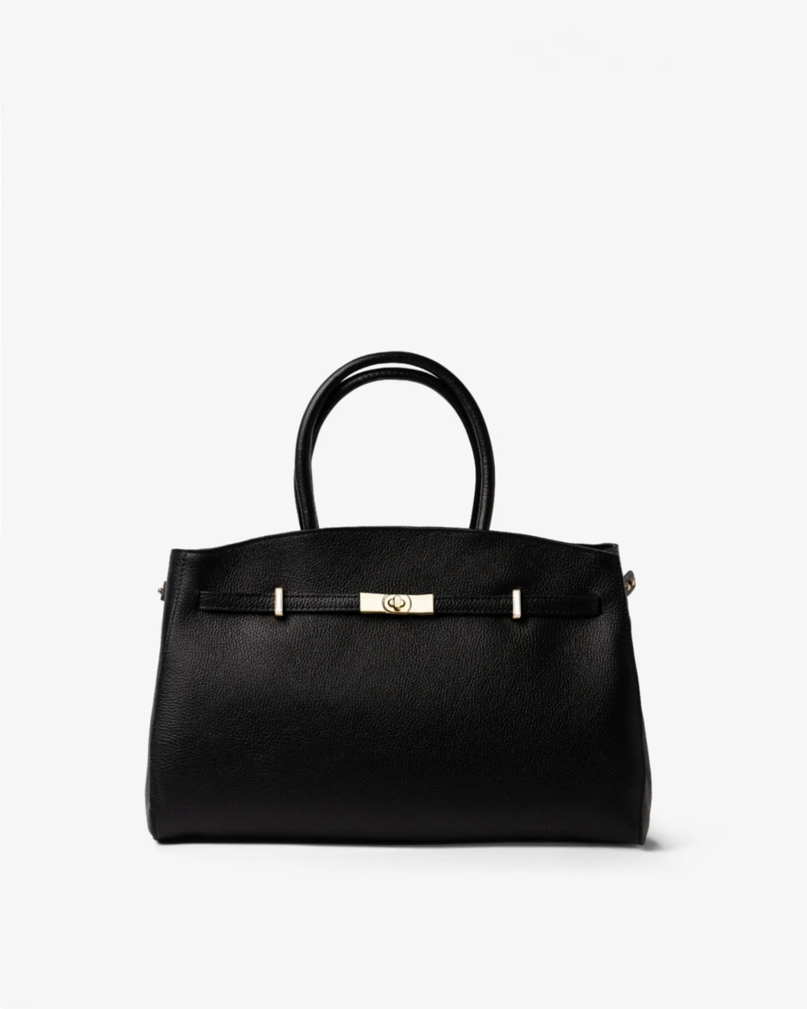 Midi TOTE DIVA in Leather Black sold by MADBAG