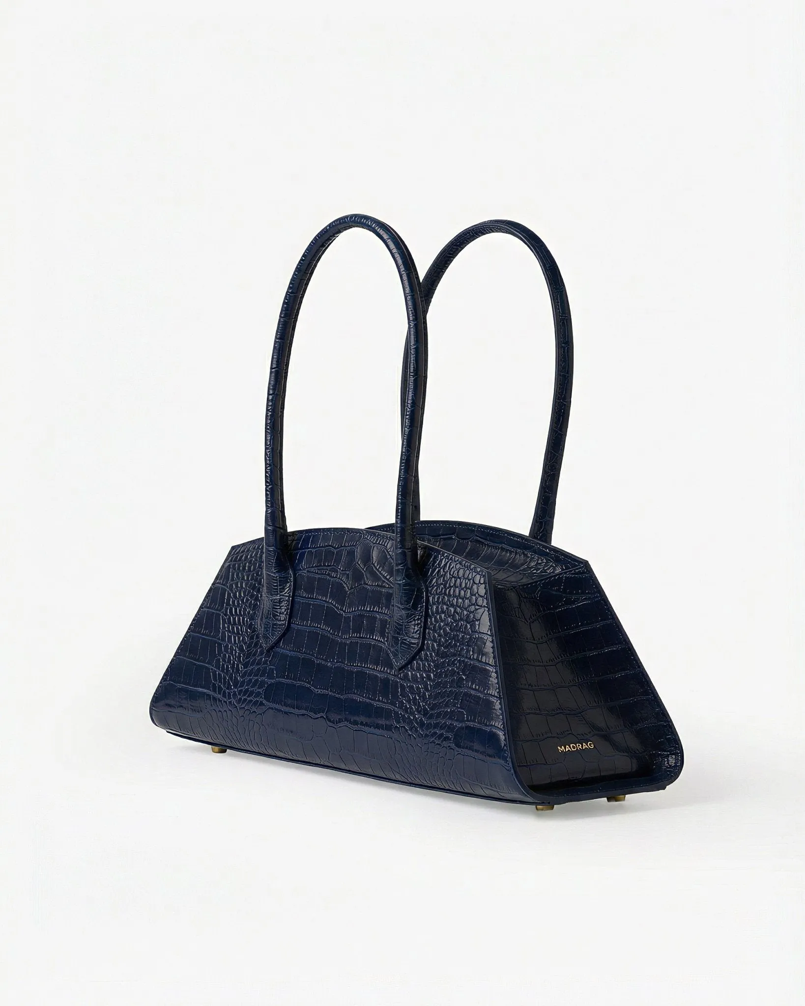BASSOTTO in Leather Blue Croc sold by MADBAG product image thumbnail 4