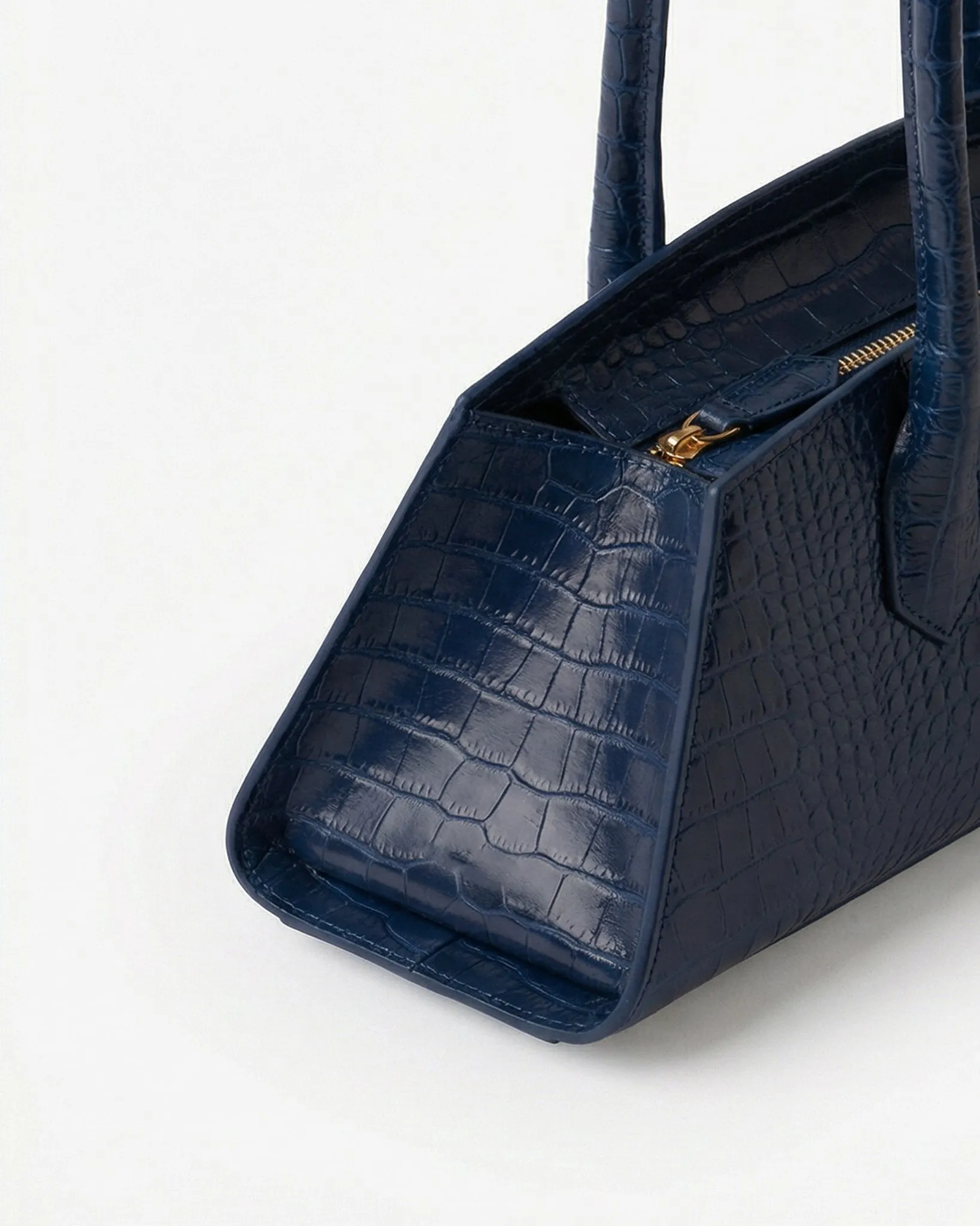BASSOTTO in Leather Blue Croc sold by MADBAG product image thumbnail 5